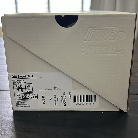 🆕 NIB Vans Old Skool 36 Dx - Picture 9 of 9